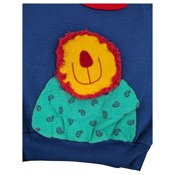 Ruth Scharf Lion with no Eyes Sweater Size - 4T RARE!! *READ - Picture 3 of 11